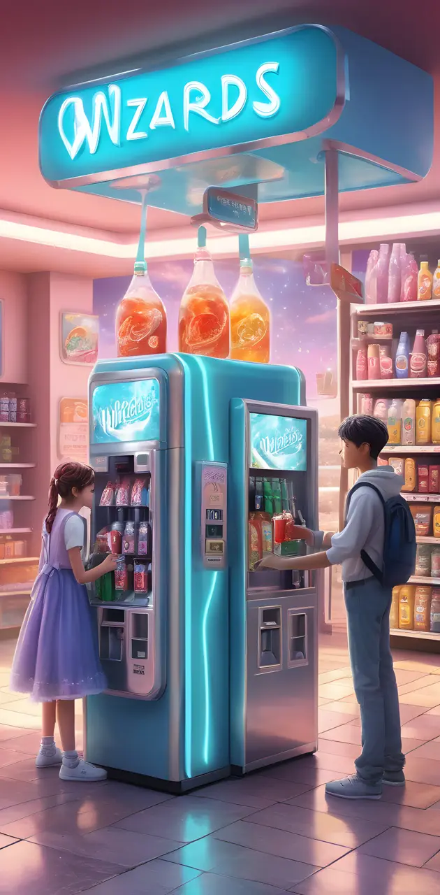 Wizards potion vending machine