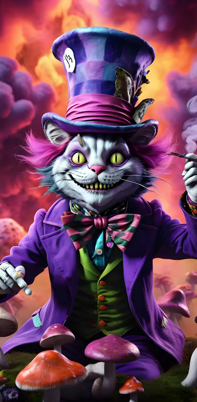 mad hatter cheshire cat