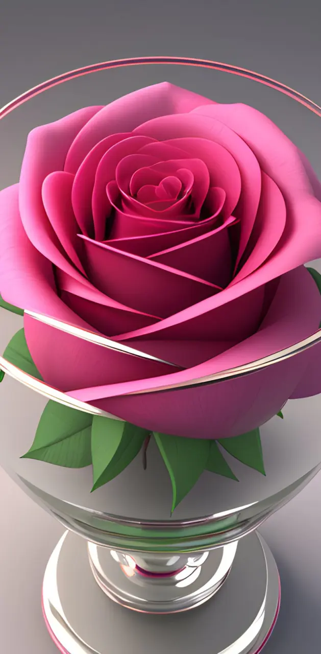 Pink Rose Bowl