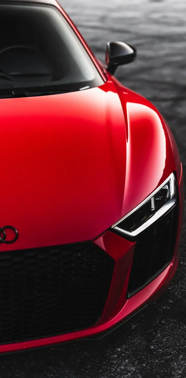 Red Audi R8 
