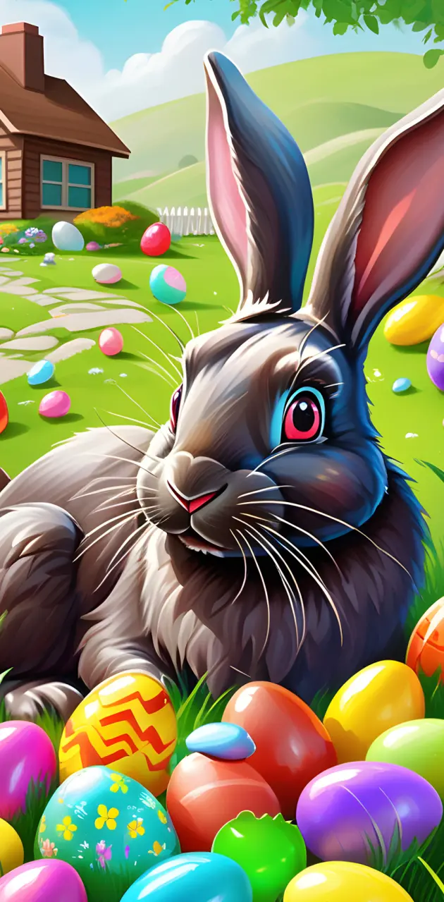 chocolate bunny Easter