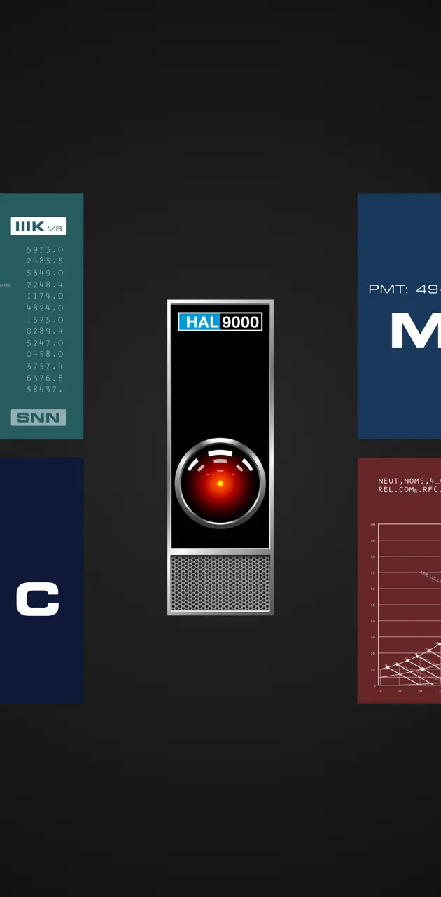 HAL 9000 Console Wallpaper 4K