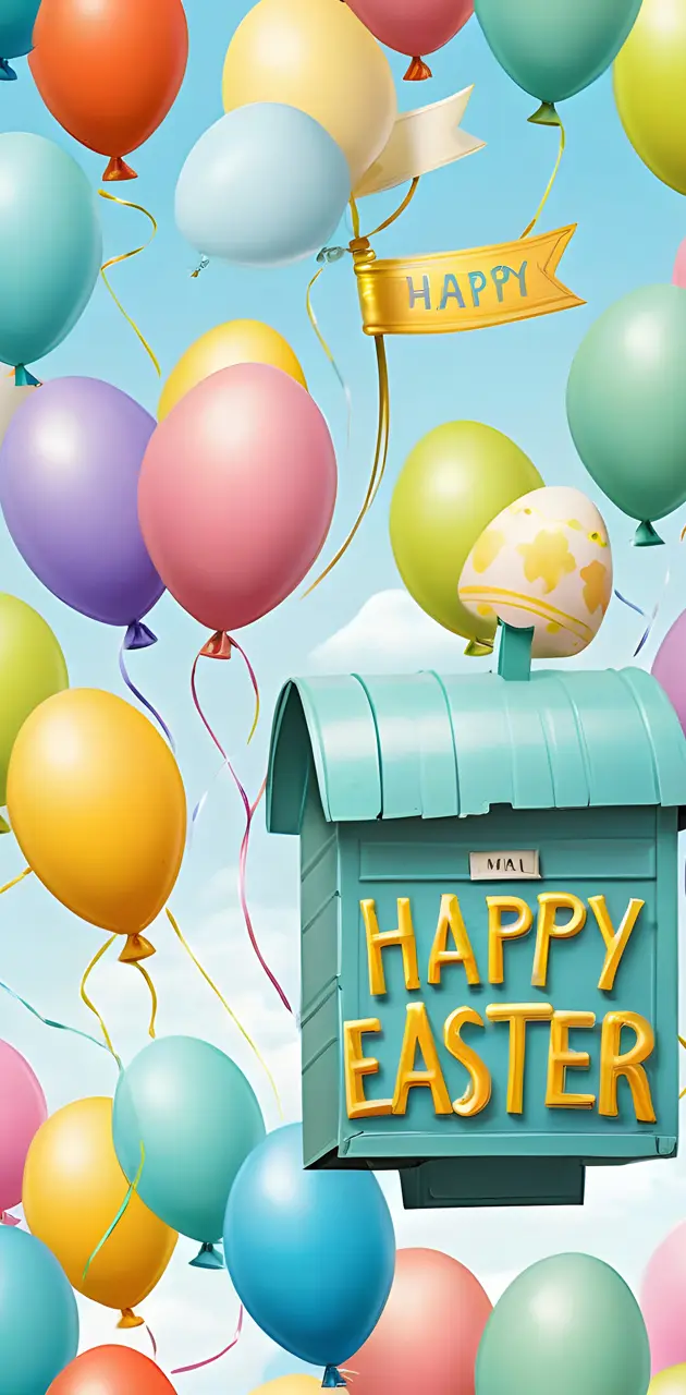 Happy Easter mailbox