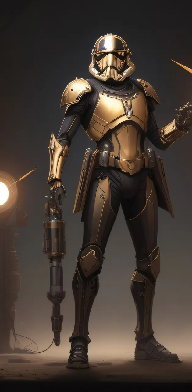 Black and gold trooper