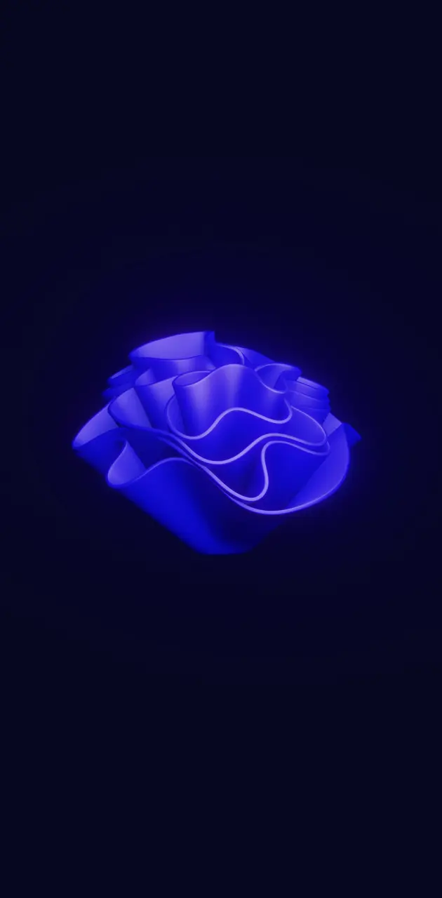 Abstract Blue Rose 