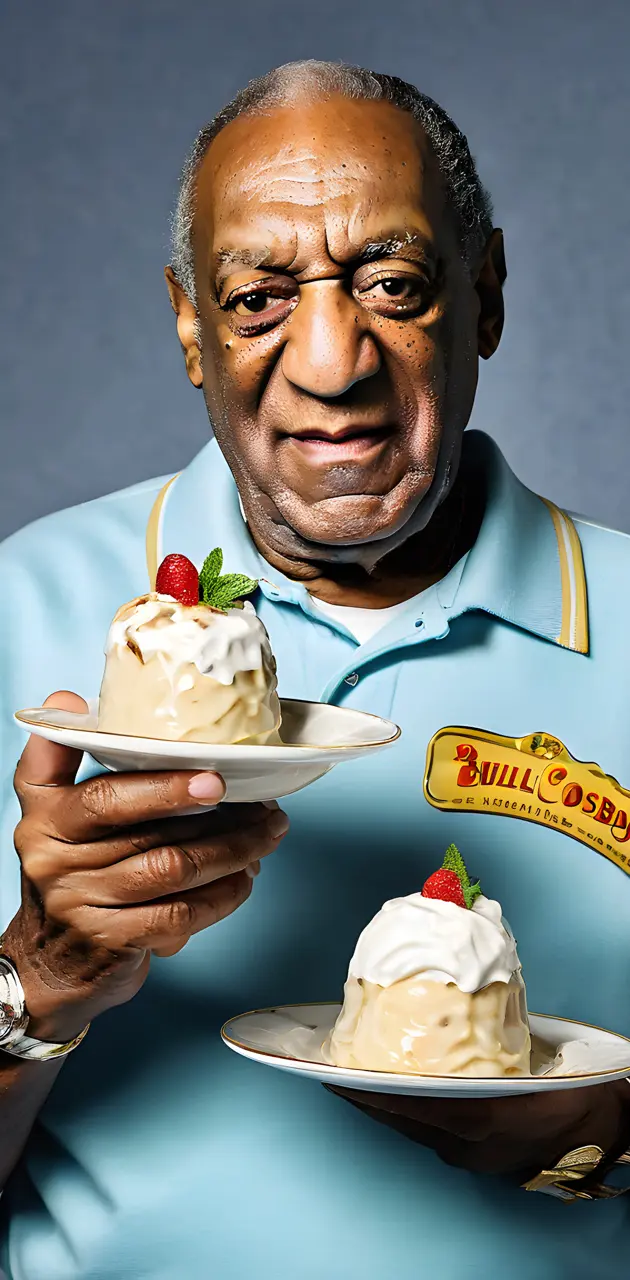 Bill Cosby, with the Pudding