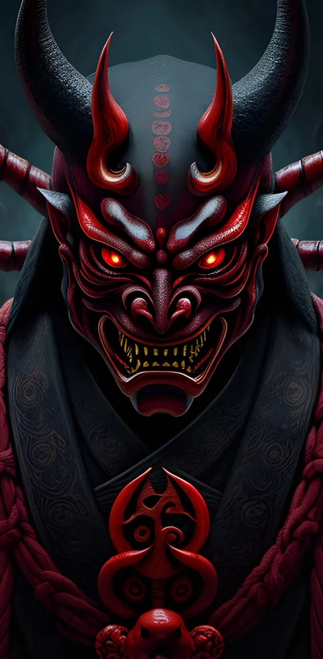 Japanese Demon Mask