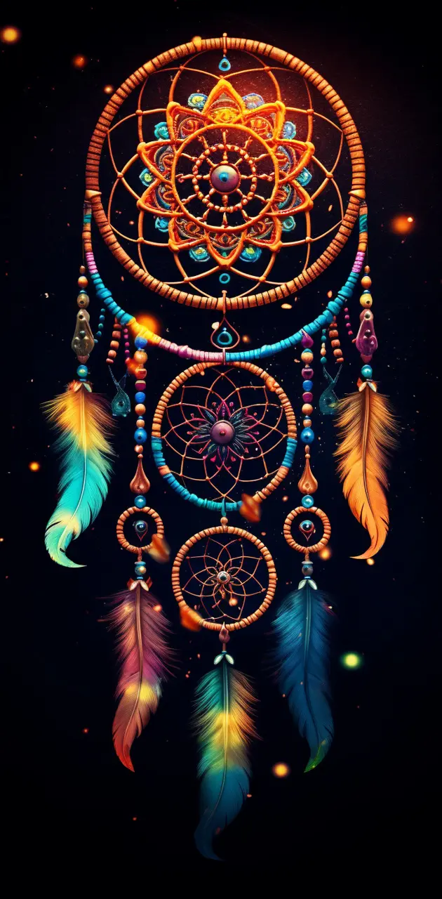 colorful dream catcher