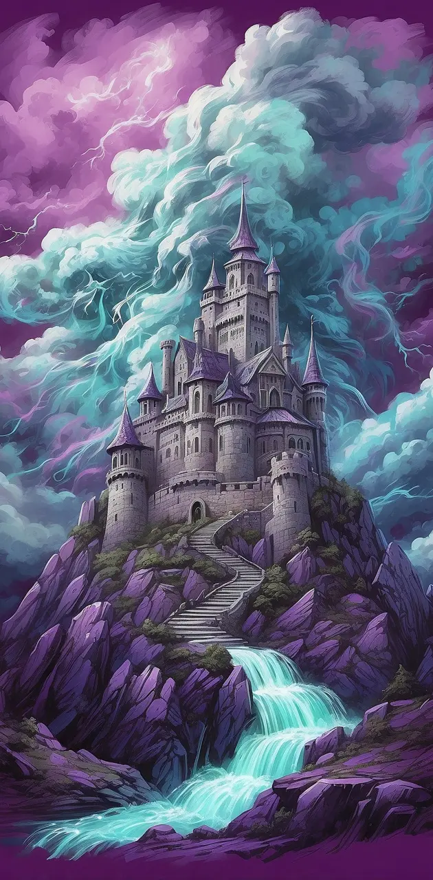 Stormy castle