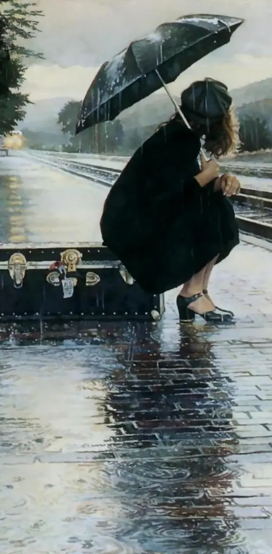 Girl At Platform