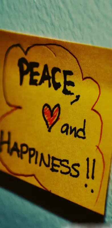 peace and happiness