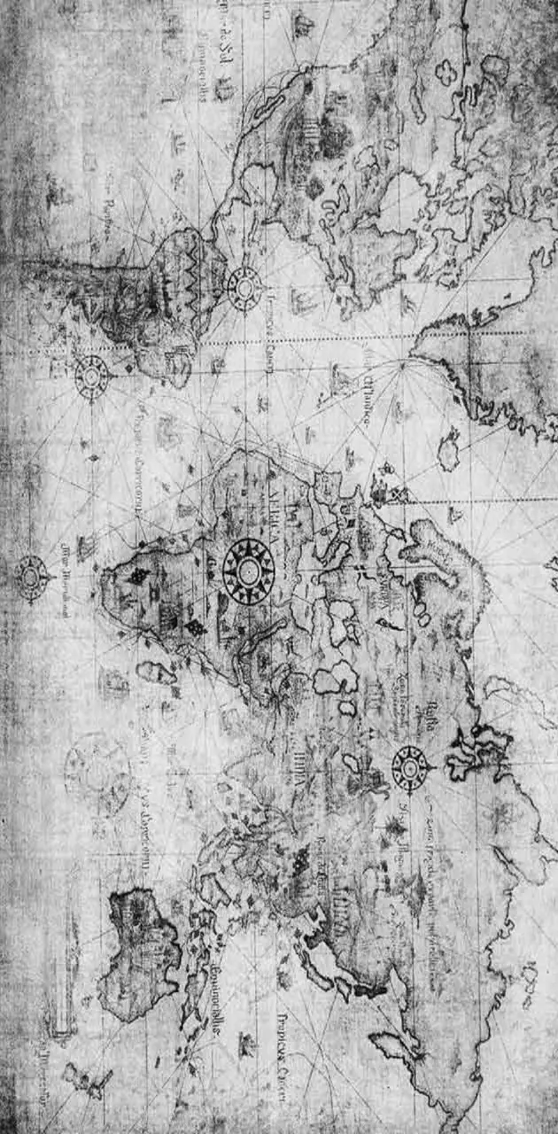 world map parchment