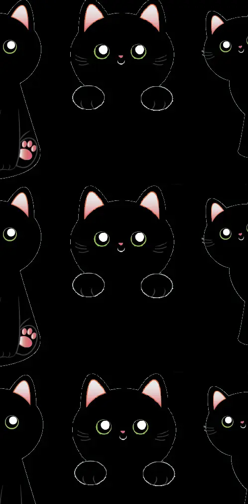 Kawaii Black Cats