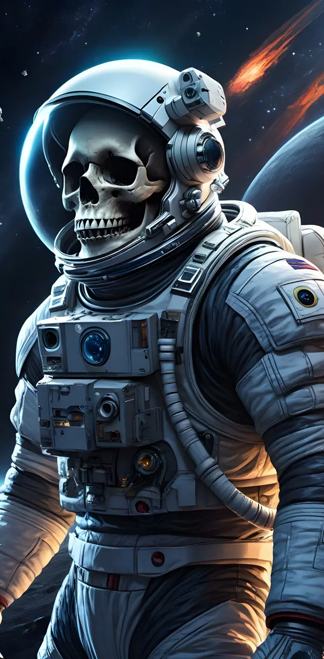 skull astronaut