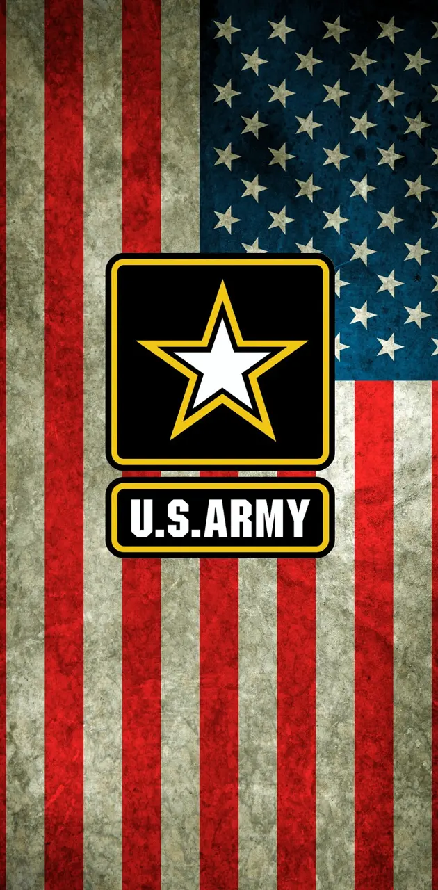 US Flag w Army logo