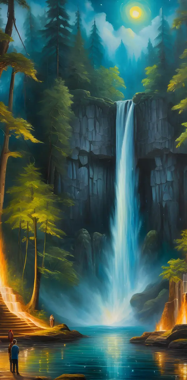 Acient waterfall