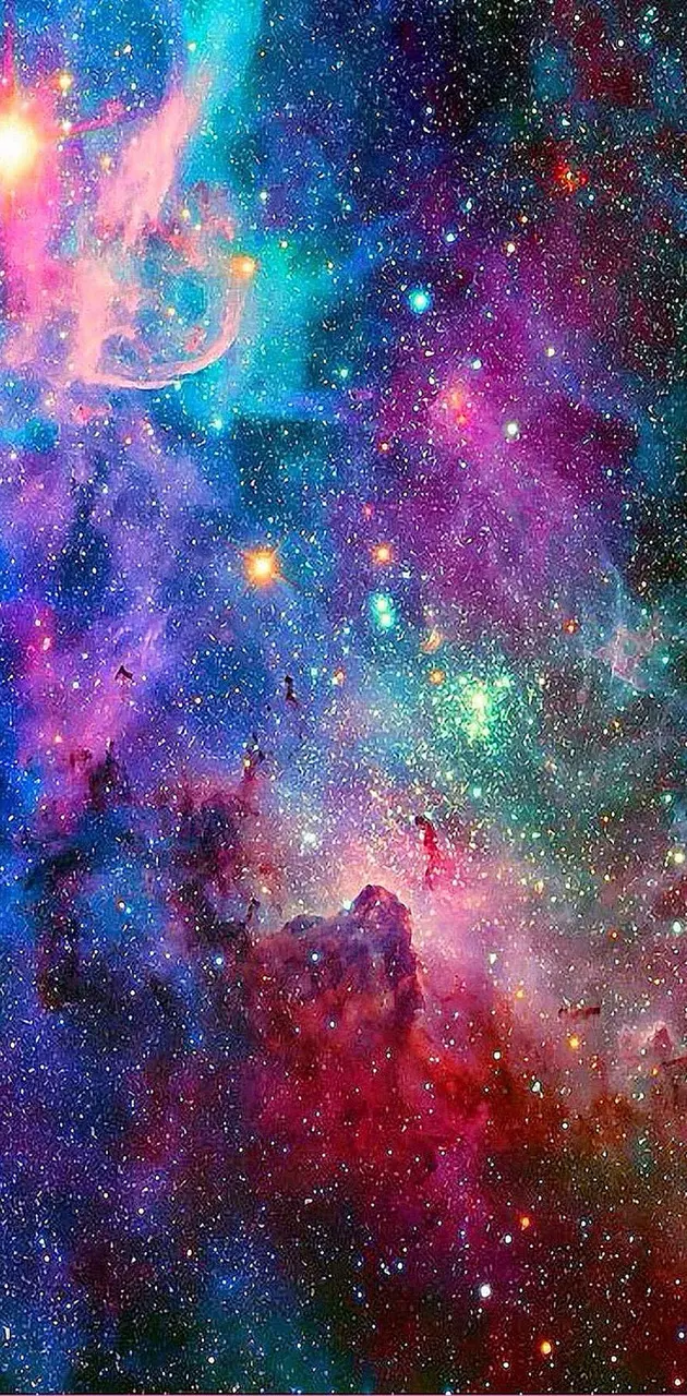colorful galaxy wallpaper