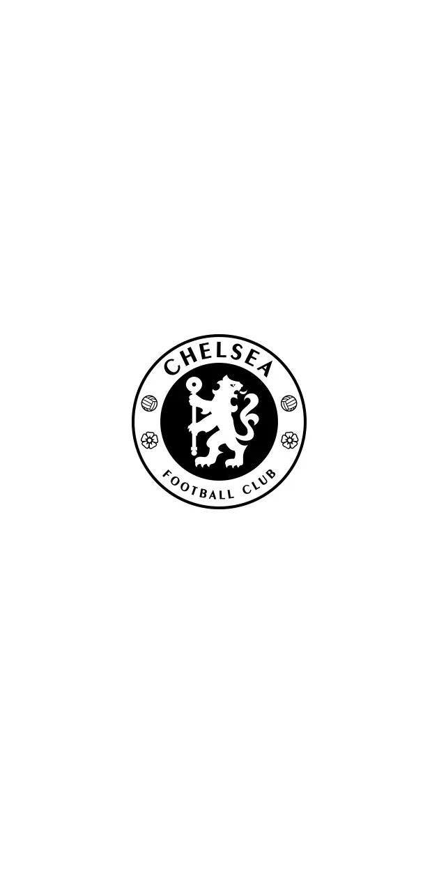 chelsea fc logo black and white