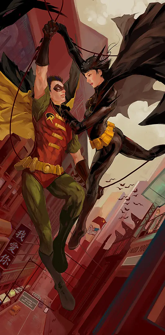 Robin And Batgirl