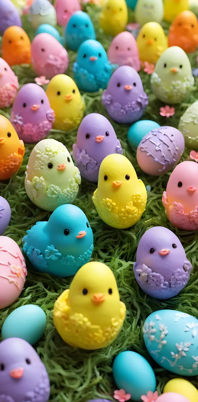 Peeps and Easter Eggs