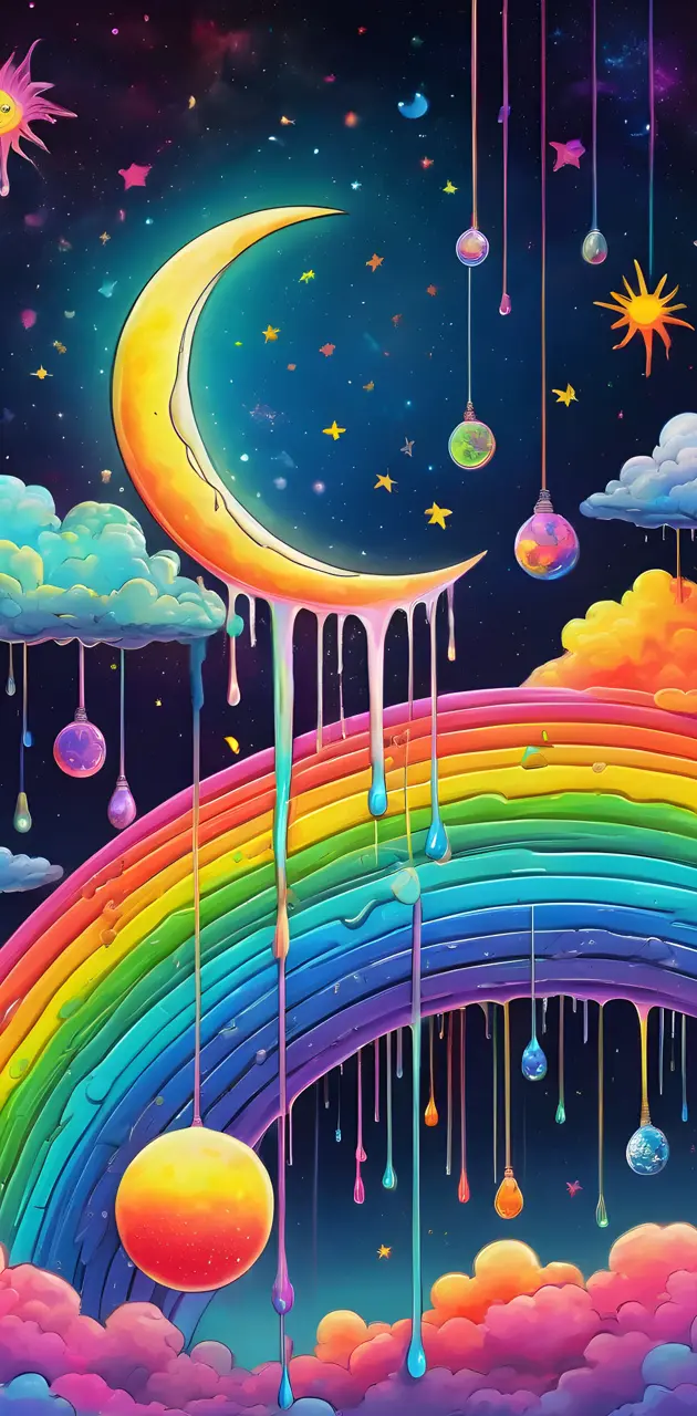 moon rainbow
