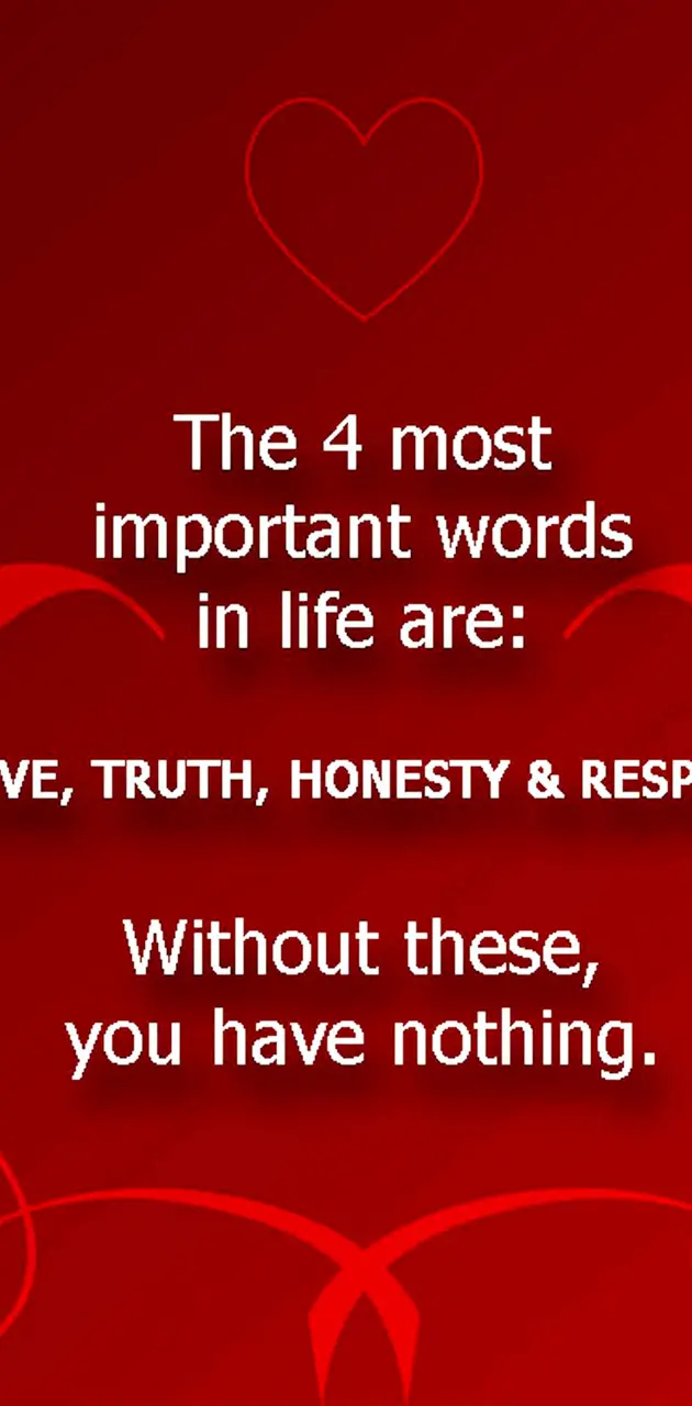 Love Truth Honesty