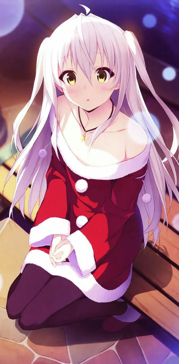 Christmas anime girl