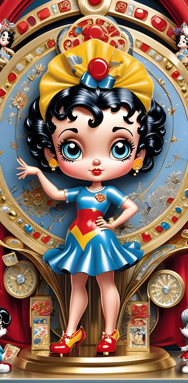 a cute version of Betty Boop