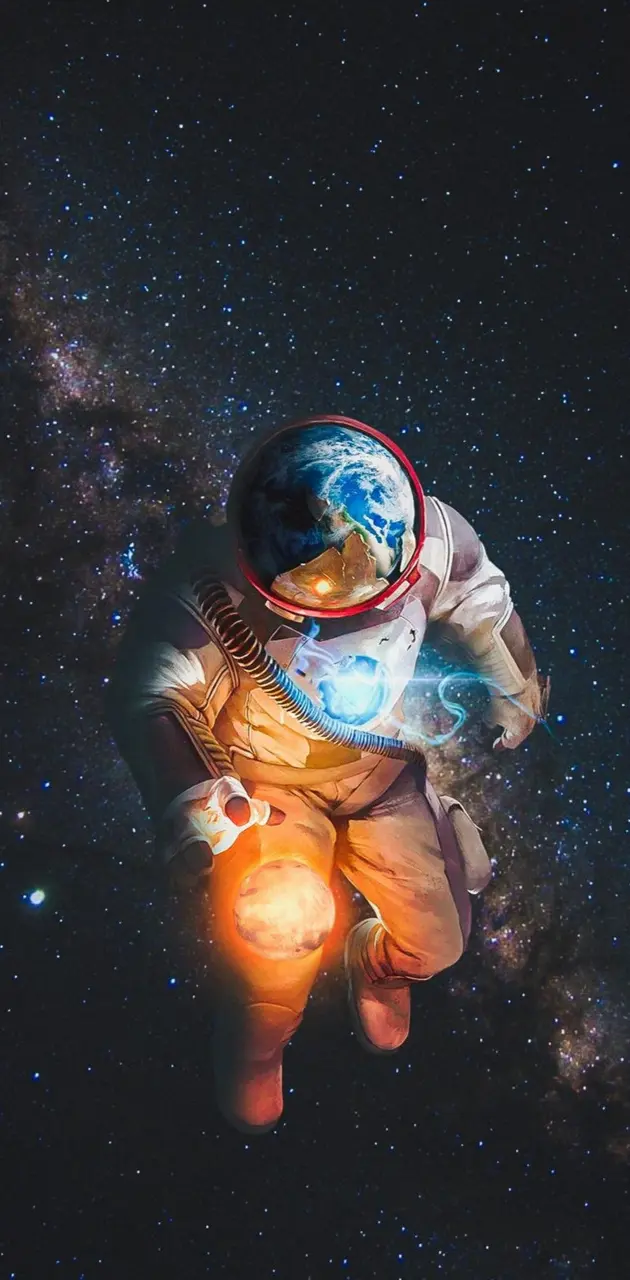 man in space wallpaper