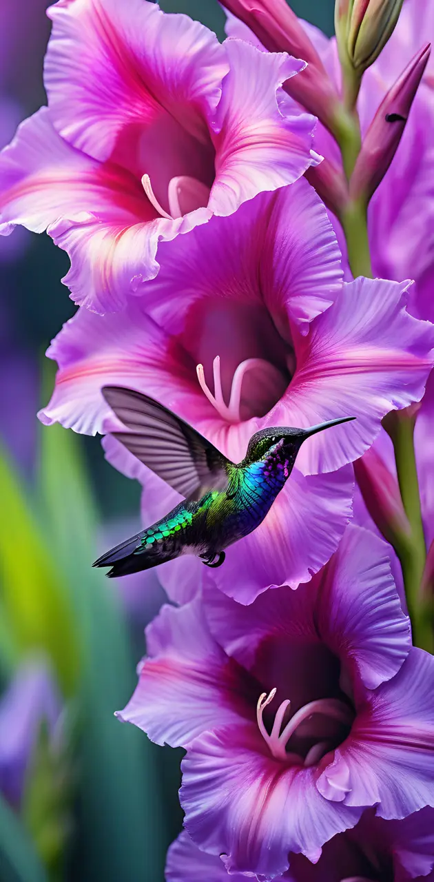 hummingbird gladiolus