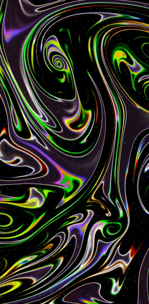 Neon swirls