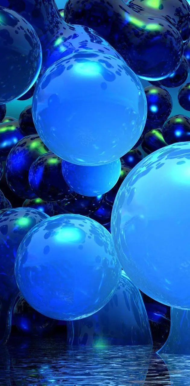 Bubbles Blue