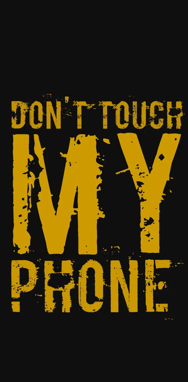 Dont touch i phone