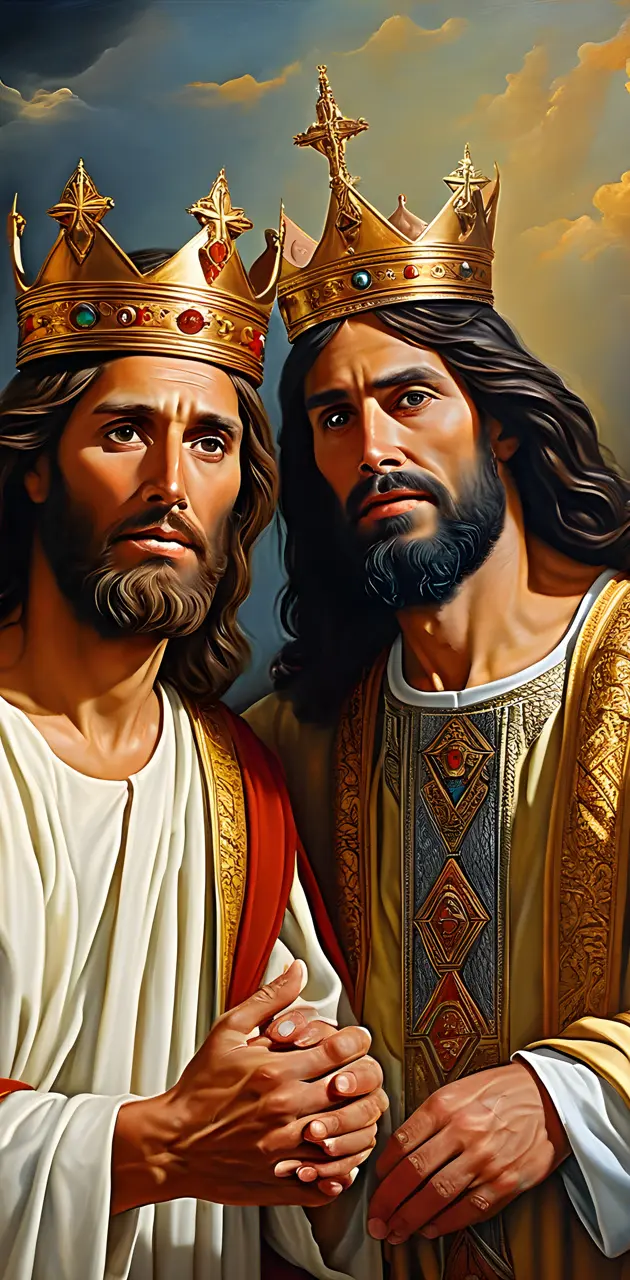 Jesus with Yahweh