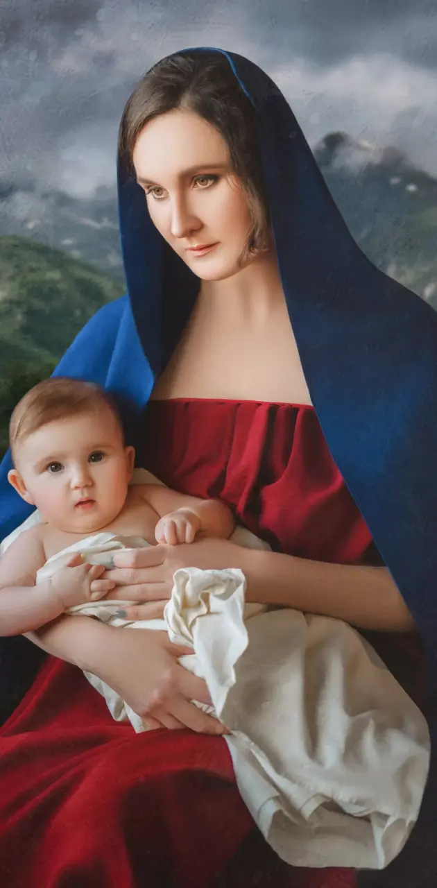 Mother Mary and Jesus