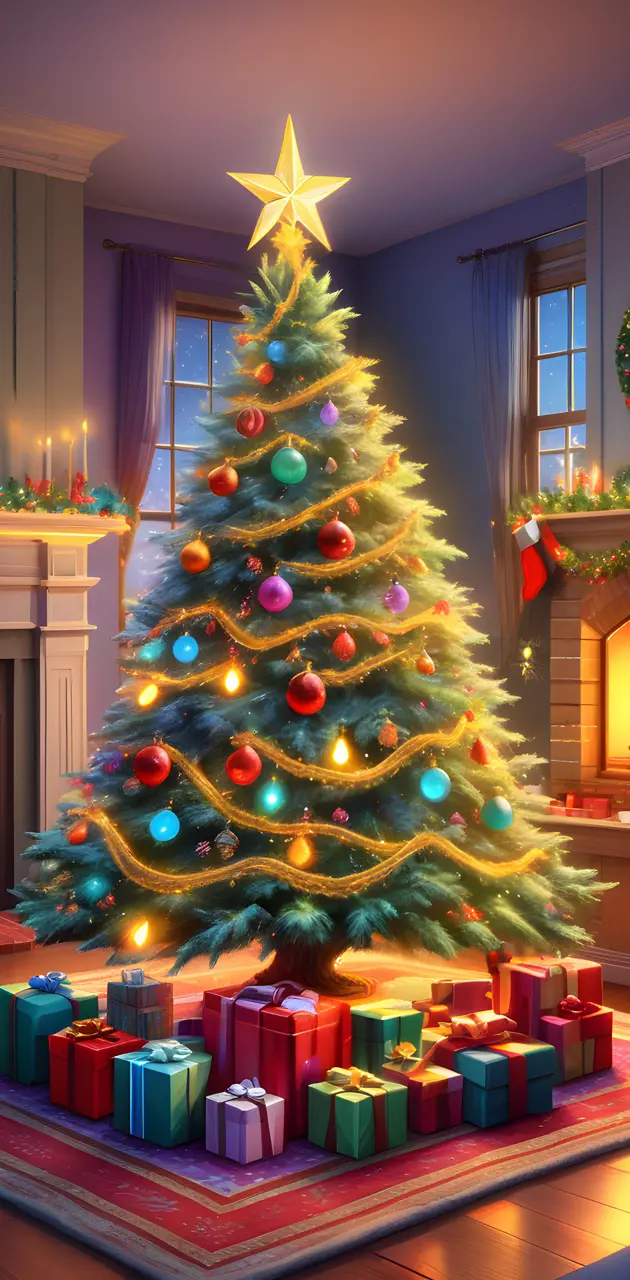 Christmas tree traditional