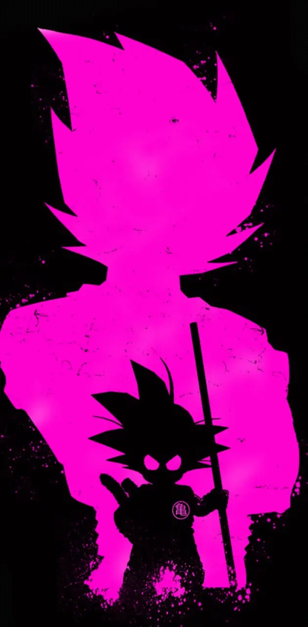 Goku evolution pink