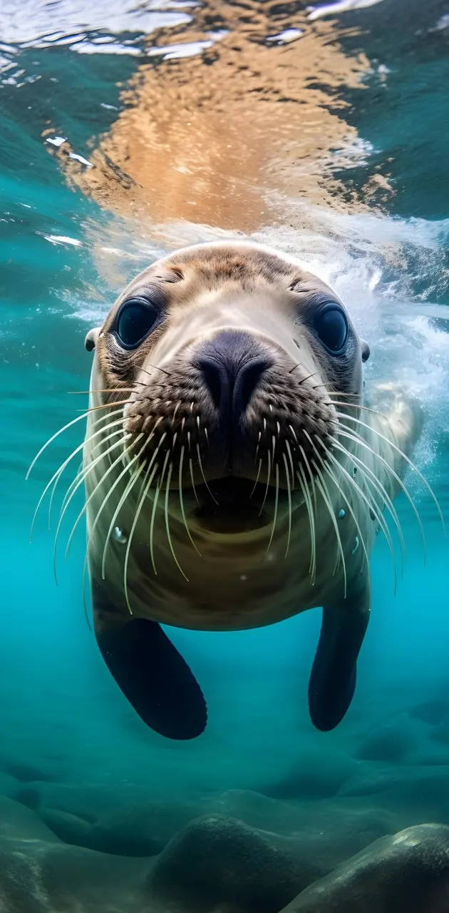 Cute sea lion 