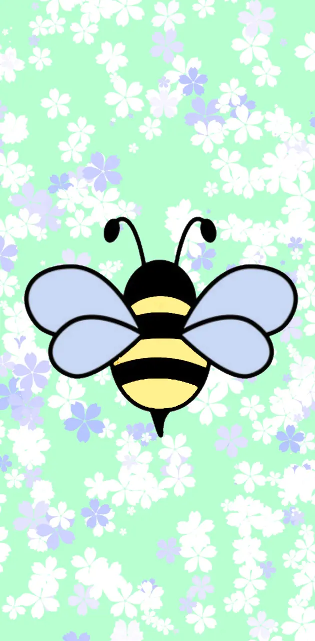 Pastel Flower Bee