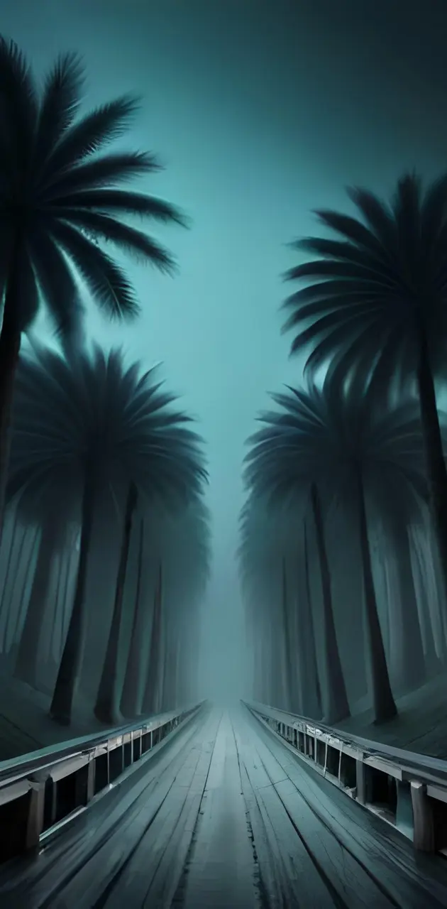 Heaven Palm trees 