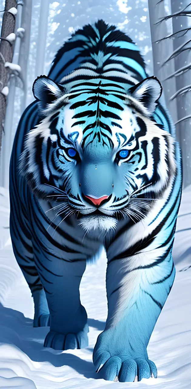 Blue tiger 