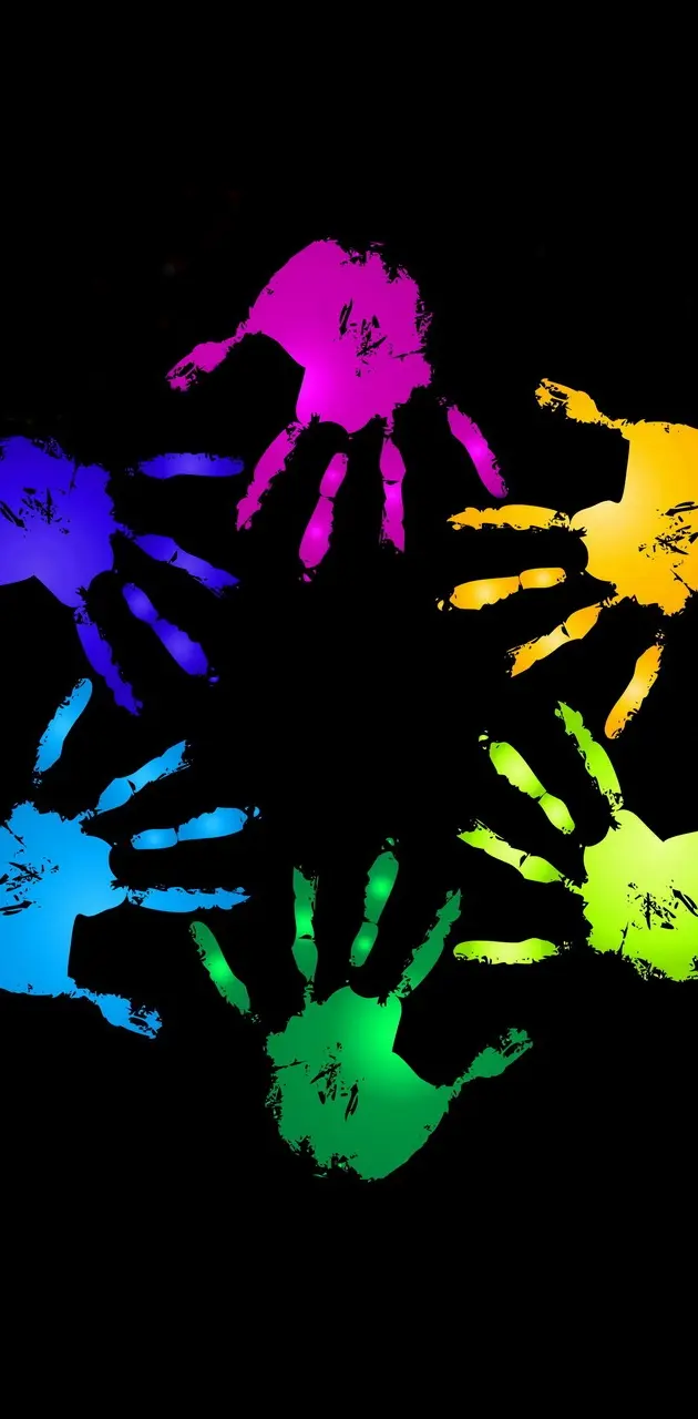 colourfull hands