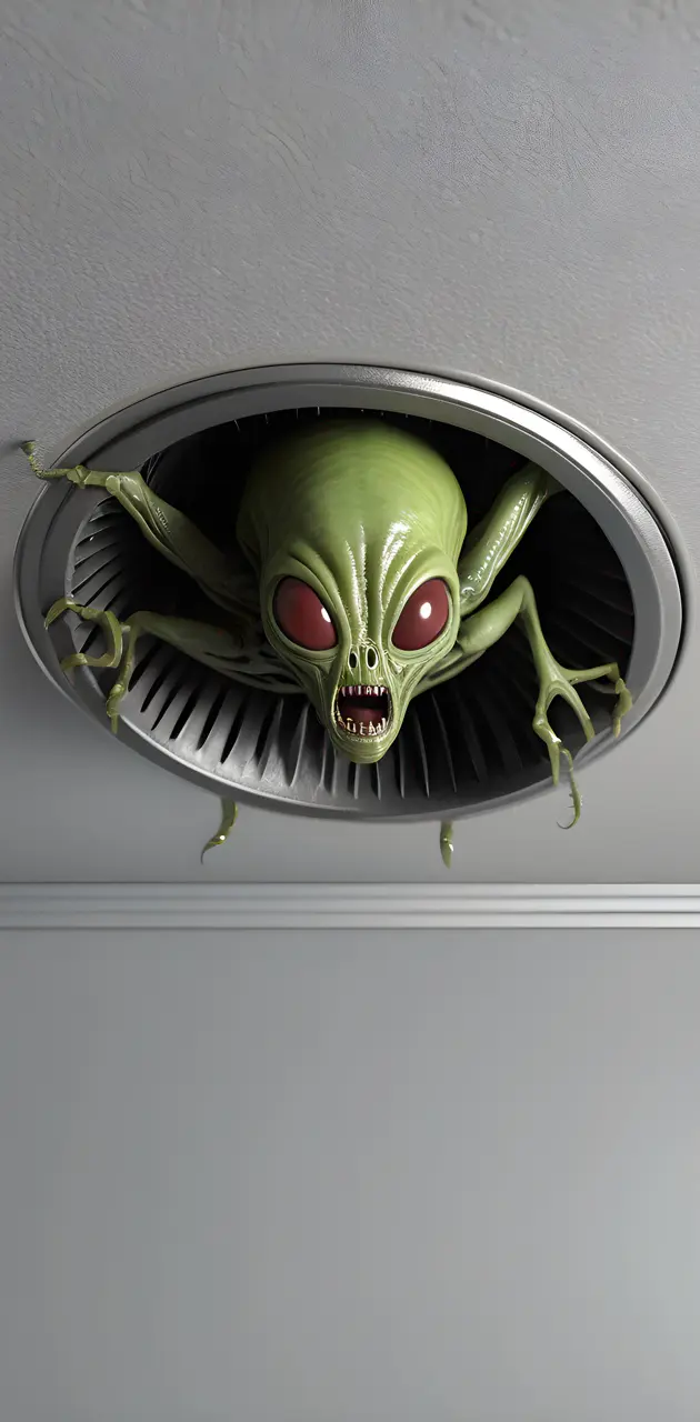 Alien in the ceiling