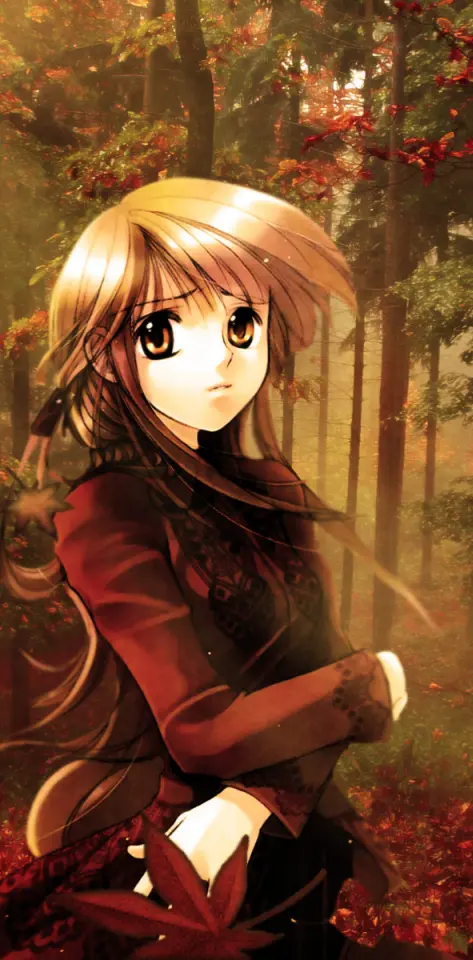 Anime Girl Autumn