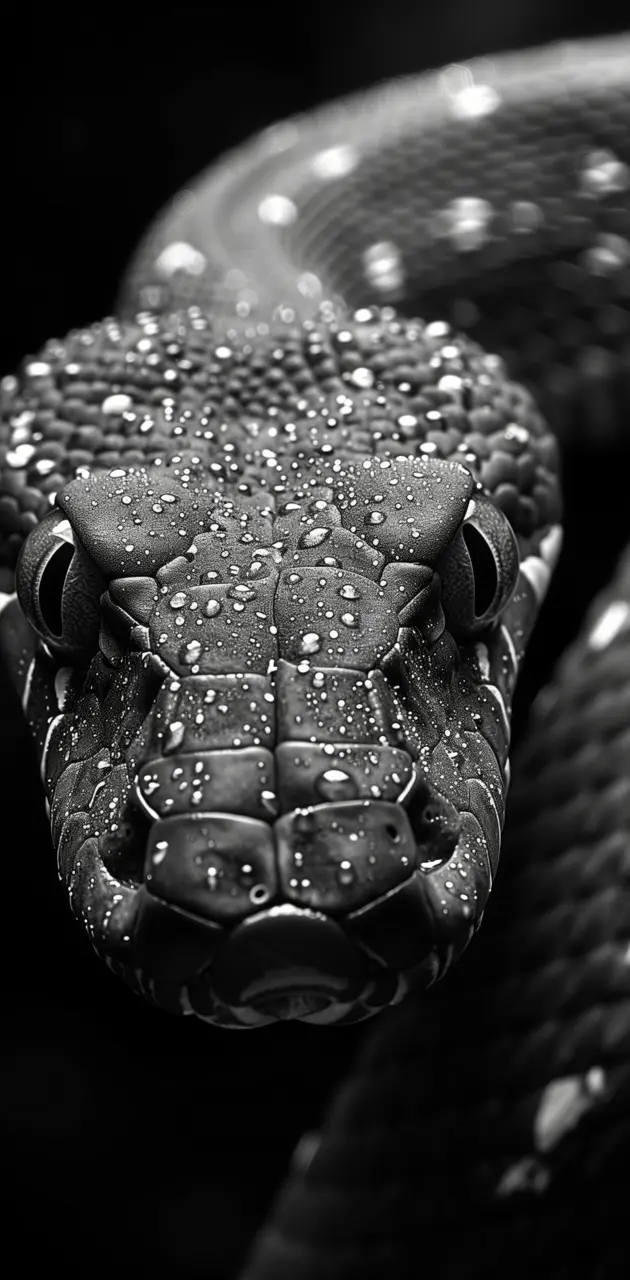 Droplet Draped Serpent