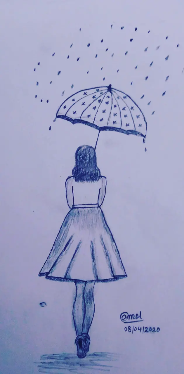 Girl In Rain