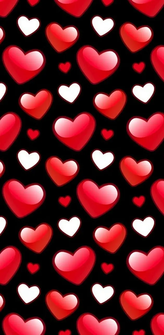 3D Hearts