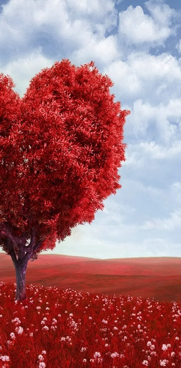 RED HEART TREE