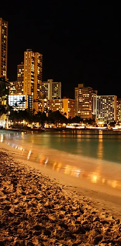 Golden Waikiki Beach