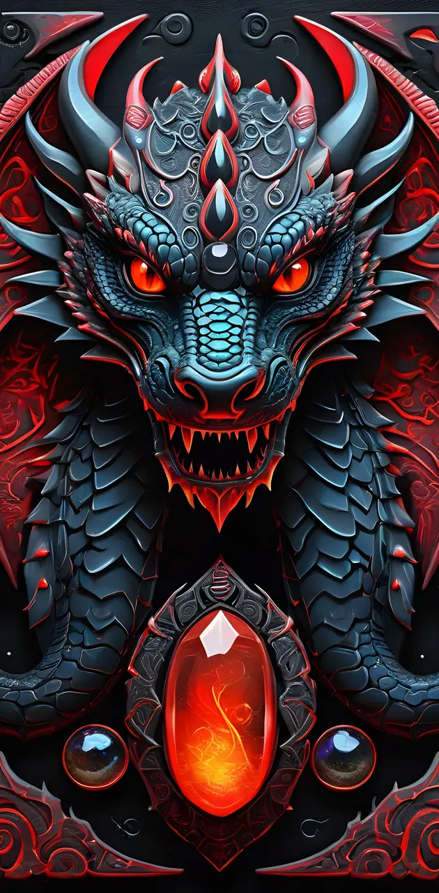 fierce dragon lockscreen